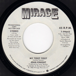 Jean Knight My Toot Toot Vinyl 7" USED