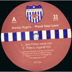 Wanda Rogers Prove Your Love Vinyl 12" USED