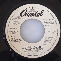 Roger Taylor Strange Frontier Vinyl 7" USED