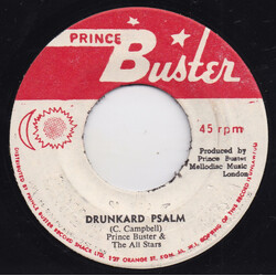 Prince Buster / Prince Buster's All Stars / Bunnie & Skitter / Buster's Group Drunkard Psalm / Chubby Vinyl 7" USED