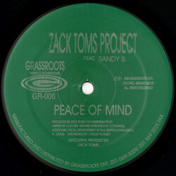 Zack Toms / Sandy B Peace Of Mind Vinyl 12" USED