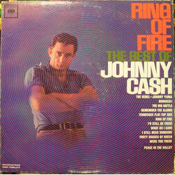Johnny Cash Ring Of Fire  (The Best Of Johnny Cash) Vinyl LP USED