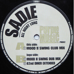 Sadie All Night Long Vinyl 12" USED