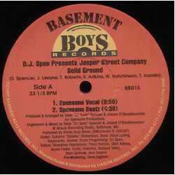 DJ Spen / Jasper Street Co. Solid Ground Vinyl 12" USED