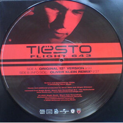 DJ Tiësto Flight 643 Vinyl 12" USED