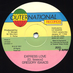 Gregory Isaacs Express Love Vinyl 12" USED