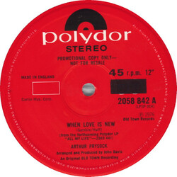 Arthur Prysock When Love Is New Vinyl 12" USED