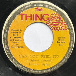 Junior Byles / The Reggae Crusaders Can You Feel It? / I A Feel It!! Vinyl 7" USED