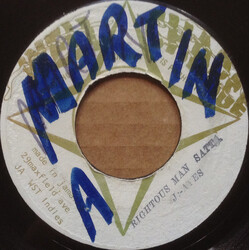 The Jays Rightous Man Satta Vinyl 7" USED