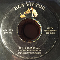 The Voices Of Walter Schumann The First Snowfall Vinyl 7" USED