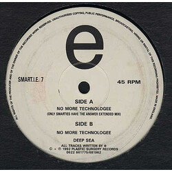 e (2) No More Technologee Vinyl 12" USED