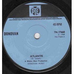 Donovan Atlantis Vinyl 7" USED