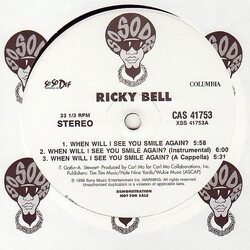 Ricky Bell / Ying Yang Twins When Will I See You Smile Again / True City Thugs Vinyl 12" USED