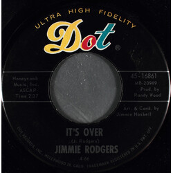 Jimmie Rodgers (2) It's Over / Anita, You're Dreaming Vinyl 7" USED