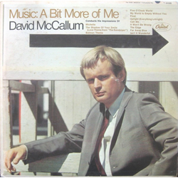 David McCallum Music: A Bit More Of Me Vinyl LP USED