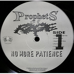 Prophets Of Rage (2) No More Patience Vinyl LP USED