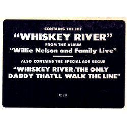 Willie Nelson Whiskey River Vinyl 12" USED