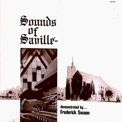 Frederick Swann Sounds of Saville Vinyl LP USED