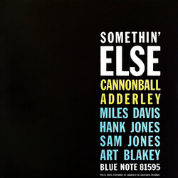 Cannonball Adderley Somethin' Else Vinyl LP USED