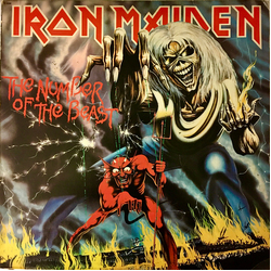 Iron Maiden The Number Of The Beast Vinyl LP USED