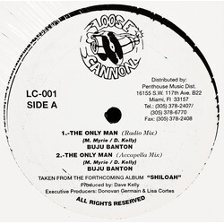 Buju Banton The Only Man USED VINYL 12INCH 45 RPM