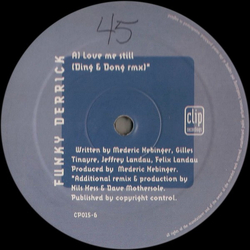 Funky Derrick Love Me Still Vinyl 12" USED