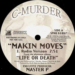C-Murder Makin Moves Vinyl 12" USED