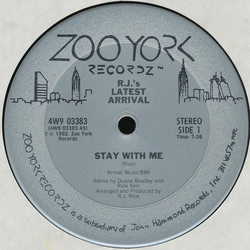 R.J.'s Latest Arrival Stay With Me Vinyl 12" USED