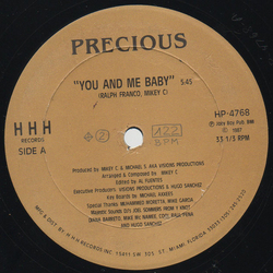 Precious (9) You And Me Baby Vinyl 12" USED