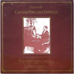 Federico García Lorca / La Argentinita Colección De Canciones Populares Españolas Vinyl LP USED