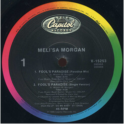 Meli'sa Morgan Fool's Paradise Vinyl 12" USED