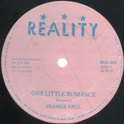 Frankie Paul One Little Romance Vinyl 12" USED