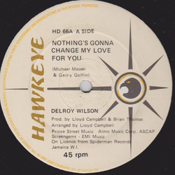 Delroy Wilson / Robbie Lyn Nothing's Gonna Change My Love For You / For Your Love Vinyl 12" USED