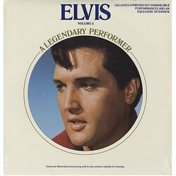 Elvis Presley A Legendary Performer   Volume 4 Vinyl LP USED