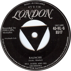 The Bill Justis Orchestra Raunchy Vinyl 7" USED