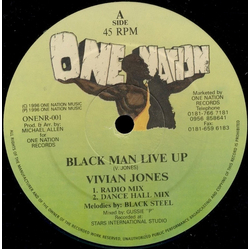 Vivian Jones / Frighty Blackman Live Up / Where Were You Vinyl 12" USED