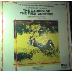 Manuel De Sica The Garden Of The Finzi-Continis (The Original Soundtrack Recording) Vinyl LP USED