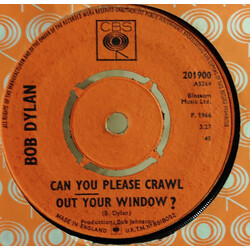 Bob Dylan Can You Please Crawl Out Your Window? Vinyl 7" USED