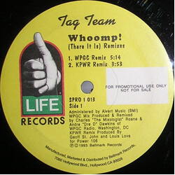 Tag Team Whoomp! (There It Is) Remixes Vinyl 12" USED