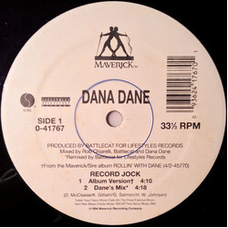 Dana Dane Record Jock Vinyl 12" USED