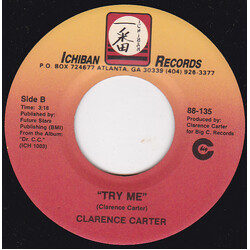 Clarence Carter Trying To Sleep Tonight / Try Me Vinyl 7" USED