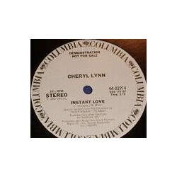 Cheryl Lynn Instant Love USED VINYL 12INCH 33 S RPM PROMO