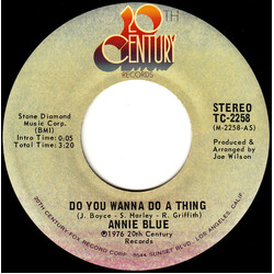 Annie Blue Do You Wanna Do A Thing Vinyl 7" USED