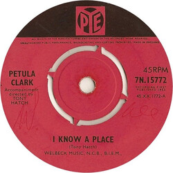 Petula Clark I Know A Place Vinyl 7" USED