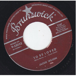 Jackie Wilson Come Back To Me / To Be Loved Vinyl 7" USED