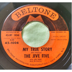 The Jive Five My True Story / When I Was Single Vinyl 7" USED