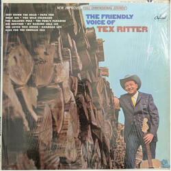 Tex Ritter The Friendly Voice Of Tex Ritter Vinyl LP USED