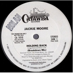 Jackie Moore Holding Back USED VINYL 12INCH PROMO 33 S RPM