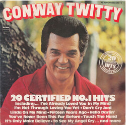 Conway Twitty 20 Certified No.1 Hits Vinyl LP USED