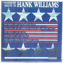 Various A Country Salute To Hank Williams Vinyl LP USED